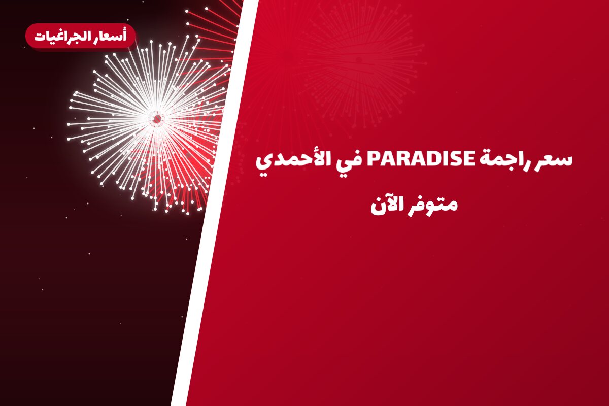 هل سعر راجمة PARADISE في الأحمدي مناسب لمناسبتك؟ دليل الاختيار والسعر