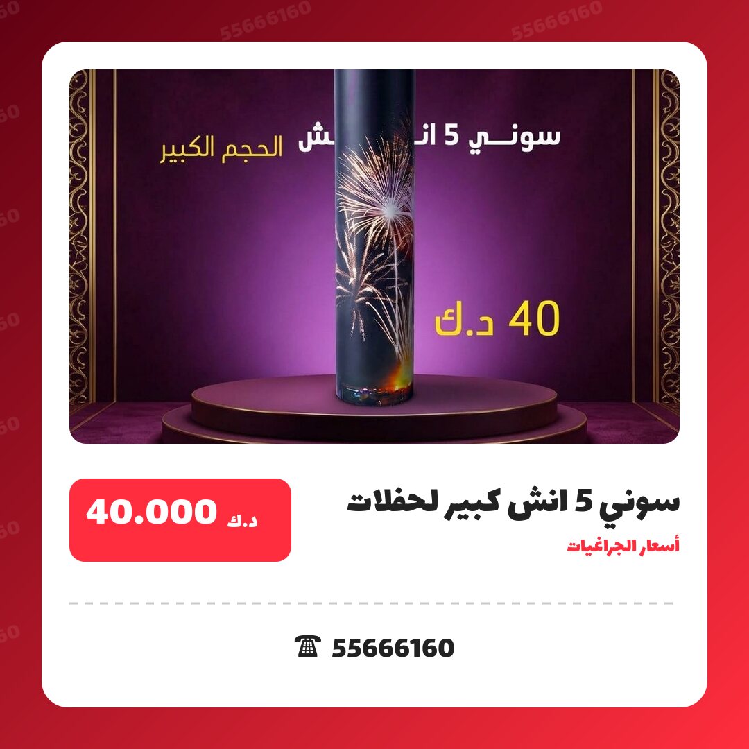 هل سوني 5 انش كبير لحفلات مناسب لمناسبتك؟ دليل الاختيار والسعر